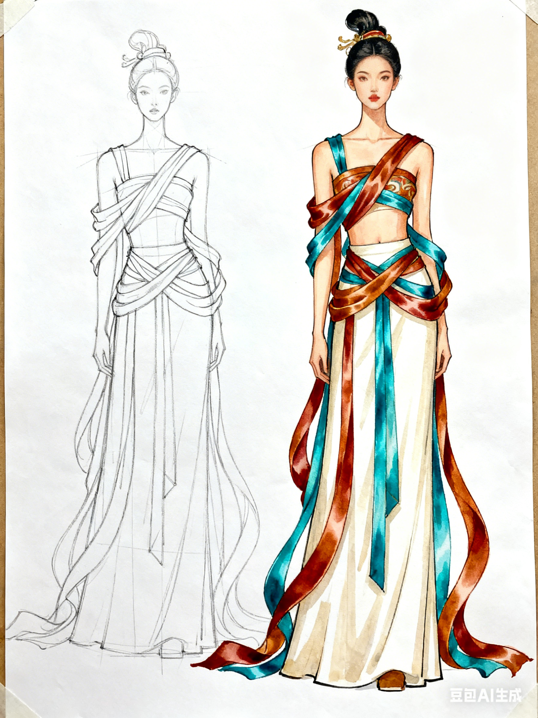 敦煌云带绕身赋