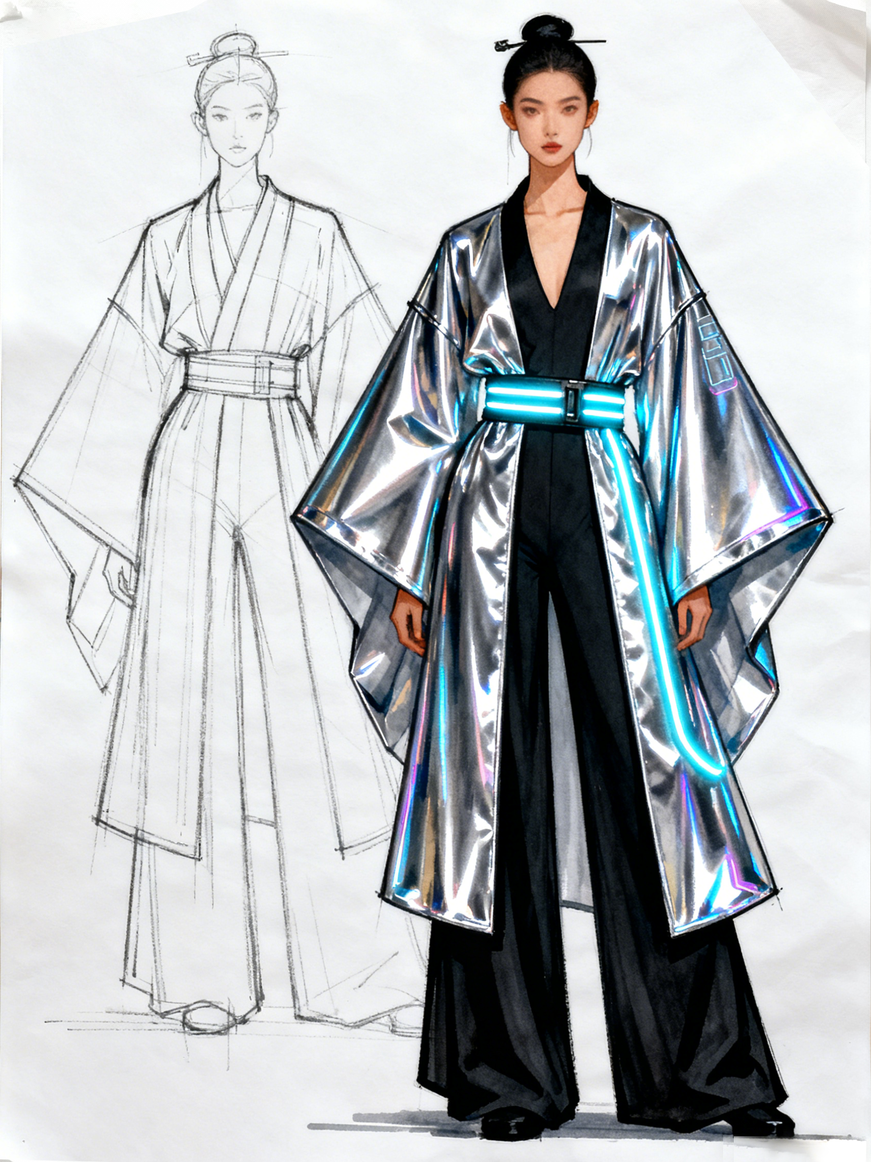 赛博汉风长衣赋